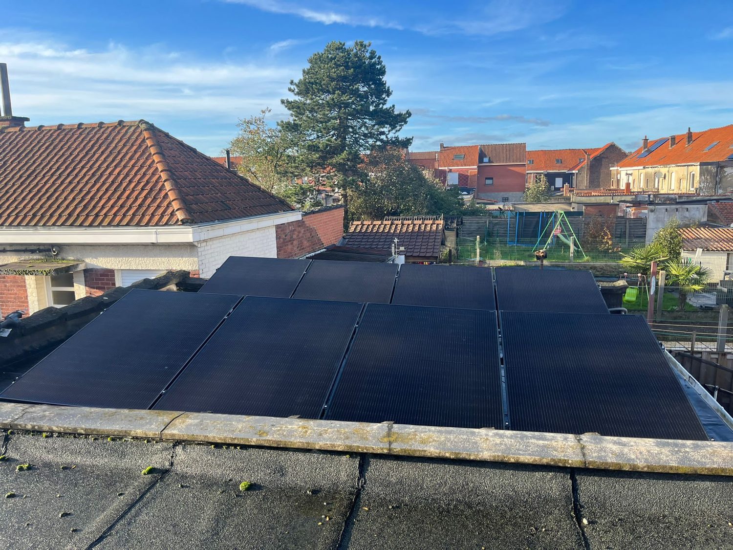 Installation photovoltaïque à Tournai
