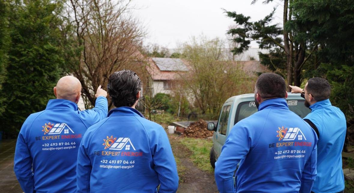 L'équipe BE EXPERT ENERGIE en intervention sur un chantier