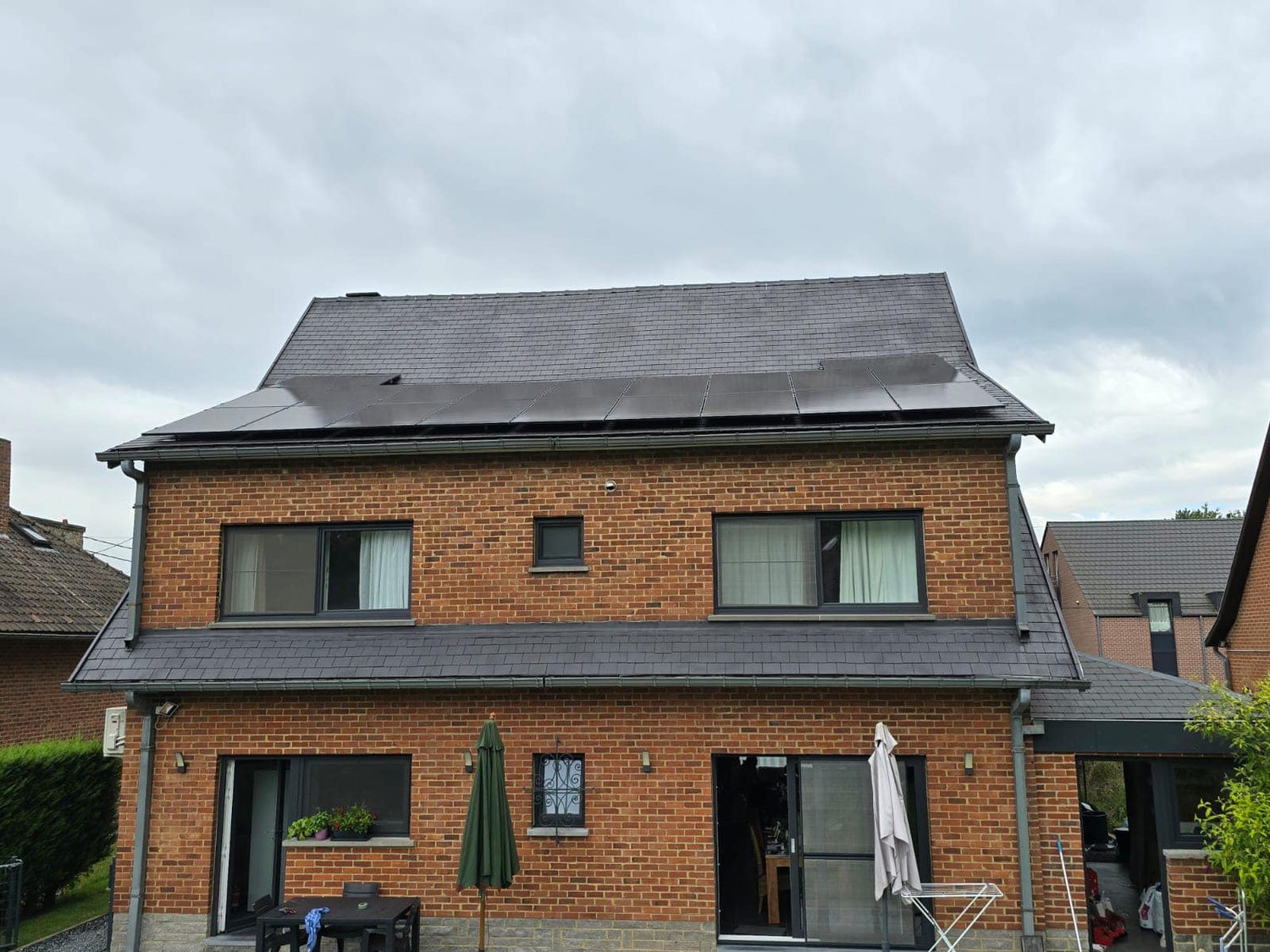 Installation photovoltaïque à Tournai